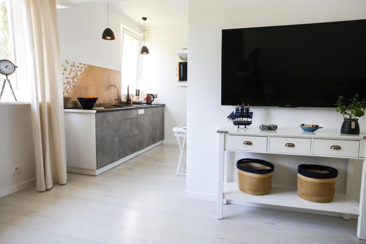 Apartament Szaro Na Bialym Władysławowo Eksteriør billede
